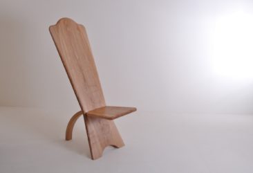 Olive Ash Chief's Chair - Angled Left