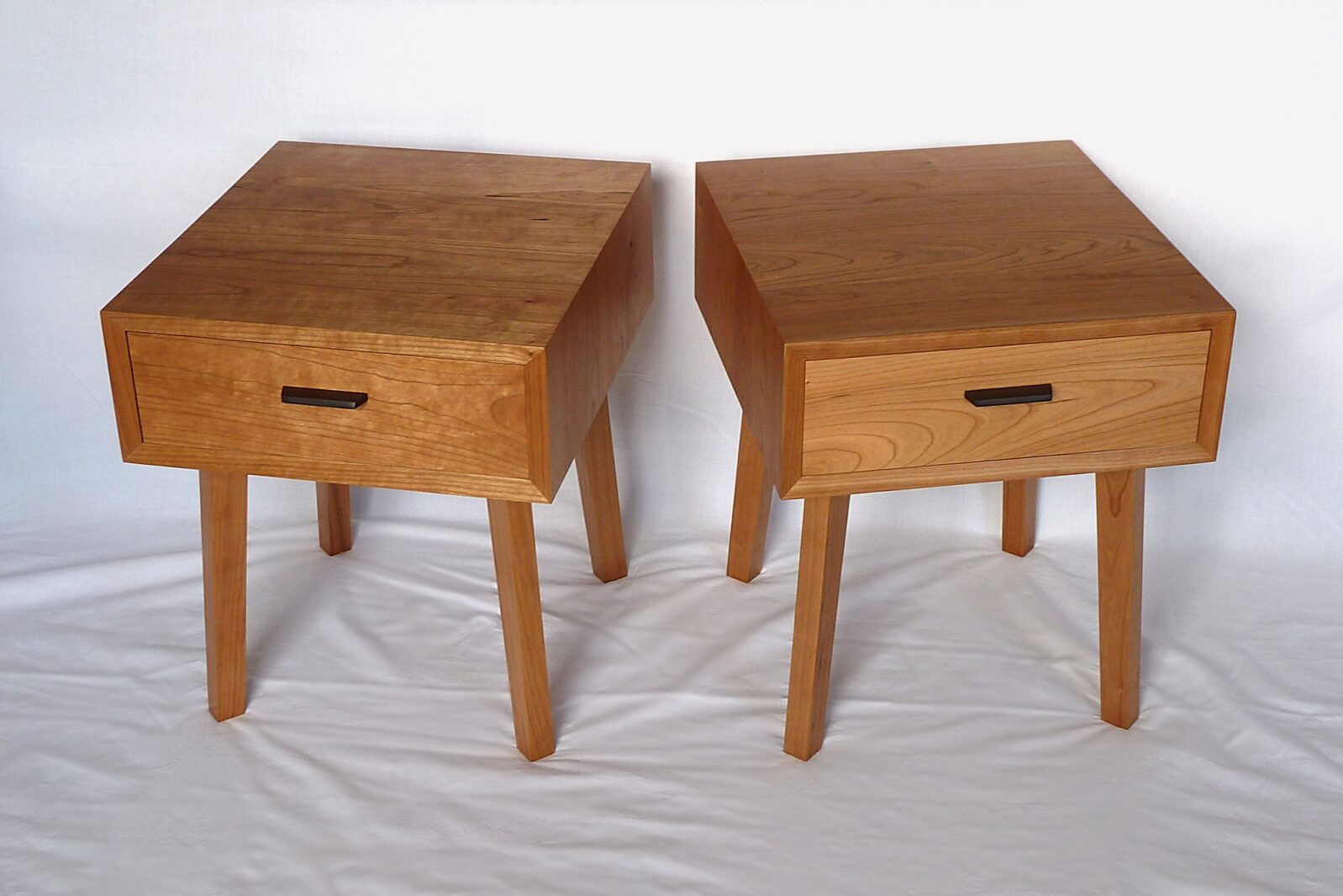 Cherry Bedside Tables Irene Banham Furniture
