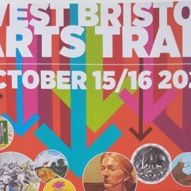 Route leaflet for West Bristol Arts Traiil 2022